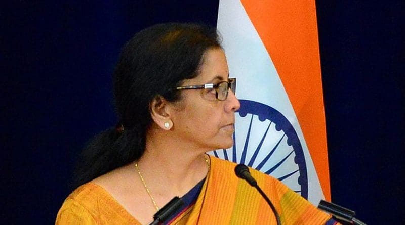 India's Nirmala Sitharaman. Photo Credit: Edited US State Department