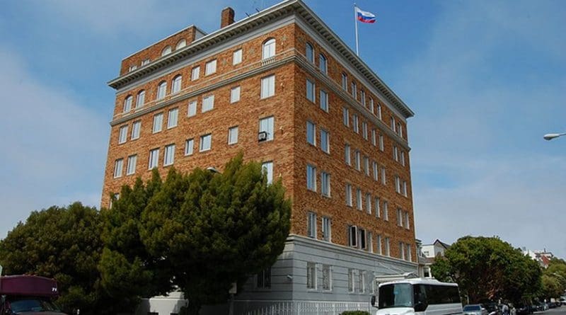 Consulate-General of Russia in San Francisco. Photo by Eugene Zelenko, Wikipedia Commons.