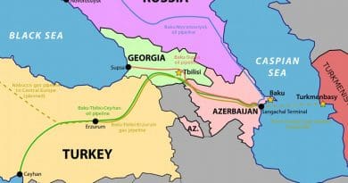 South Caucasus Pipeline. Source: WIkipedia Commons.