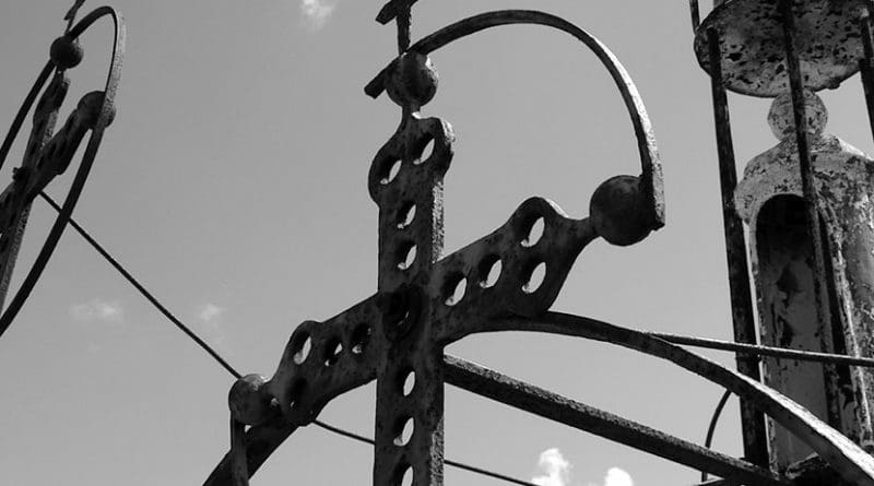 catholic funeral cemetary cross