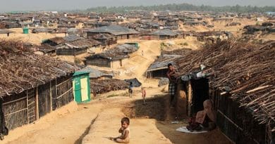 Rohingya's in Kutupalong Refugee Camp in Bangladesh. Photo taken by John Owens/VOA, Wikipedia Commons.