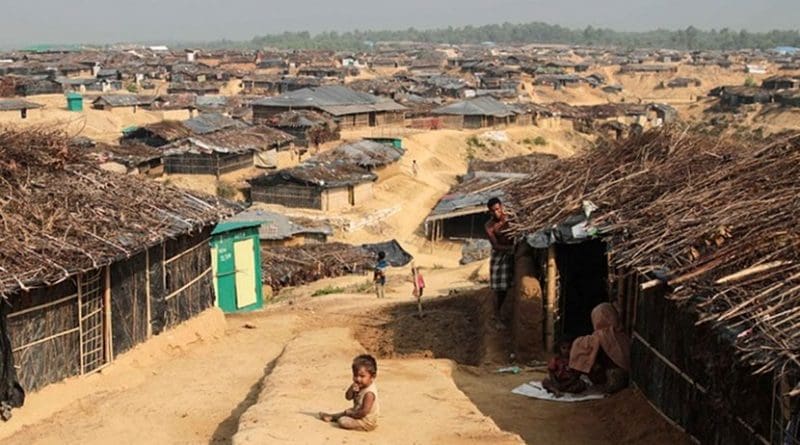 Rohingya's in Kutupalong Refugee Camp in Bangladesh. Photo taken by John Owens/VOA, Wikipedia Commons.