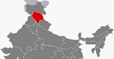 Location of Himachal Pradesh in India. Source: WIkipedia Commons.