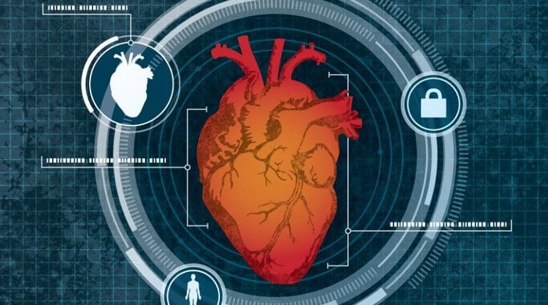 The system uses low-level Doppler radar to measure your heart, and then continually monitors your heart to make sure no one else has stepped in to run your computer. Credit Bob Wilder/University at Buffalo.