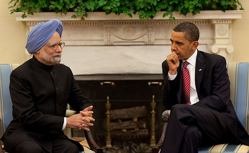 US President Barack Obama with India's Prime Minister Manmohan Singh. Photo Credit: White House, Wikimedia Commons.