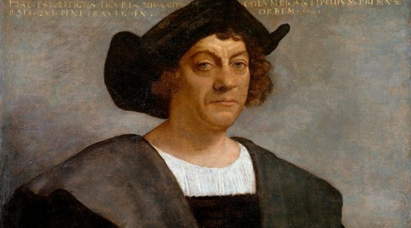 Posthumous portrait of Christopher Columbus by Sebastiano del Piombo, 1519.