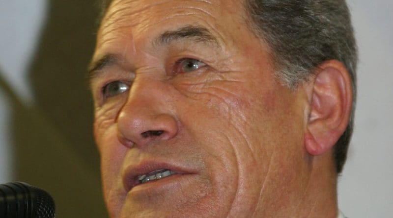 New Zealand's Winston Peters. Photo by AirflowNZ, Wikipedia Commons.