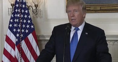 US President Donald Trump. Credit: White House video screenshot.