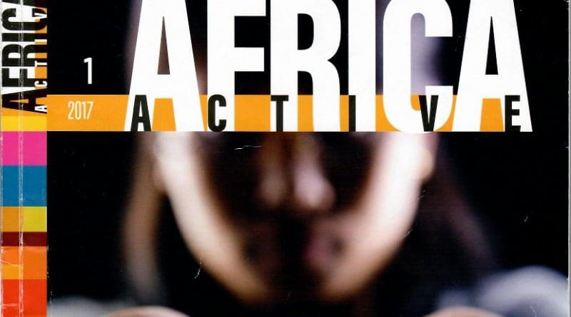 Cover of "Africa Active," issue number one.