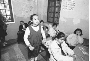 Student at Dijla school Alan Pogue