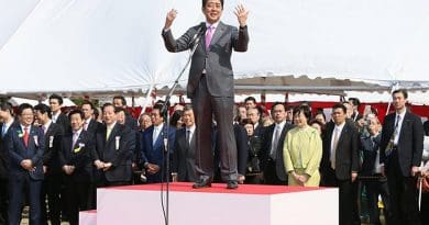 Japan's Prime Minister Shinzō Abe. Photo Credit: Source: 首相官邸ホームページ