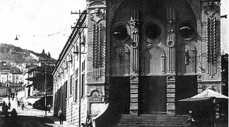 Historical photo of the Trabzon Opera House.