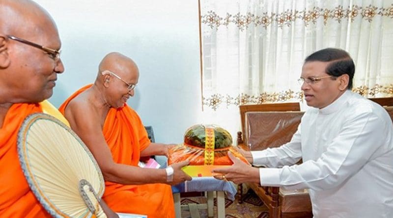 Sri Lanka's President Maithripala Sirisena. Photo Credit: Sri Lanka government.