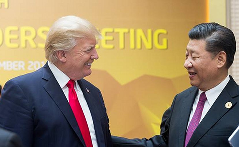 US President Donald Trump and China's President Xi Jinping at APEC Summit. Photo Credit: Official White House Photo by D. Myles Cullen