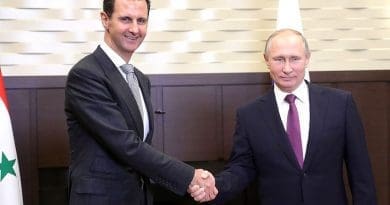 Russia's President Vladimir Putin with the President of the Syrian Arab Republic Bashar al-Assad. Photo Credit: Kremlin.ru