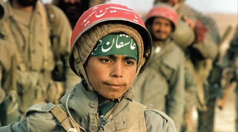 Child soldier during the Iran–Iraq War. Source: Wikipedia Commons.