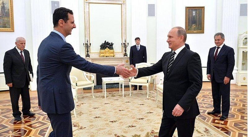 Syria's President Bashar al-Assad with Russia's President Vladimir Putin. Photo Credit: Kremlin.ru