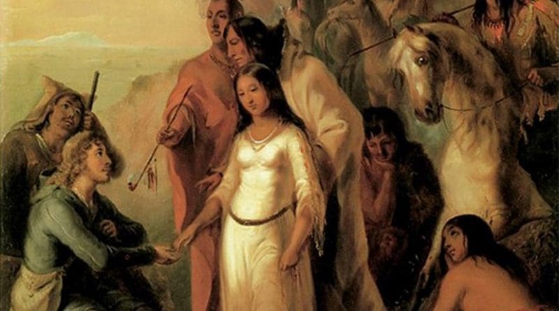 The Trapper's Bride by Alfred Jacob Miller, 1837. Source: Wikipedia Commons.