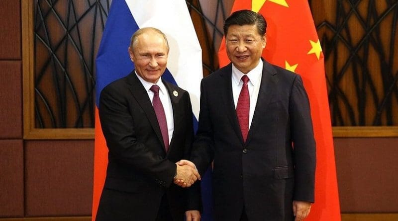 Russia's President Vladimir Putin with President of China Xi Jinping. Photo Credit: Kremlin.ru