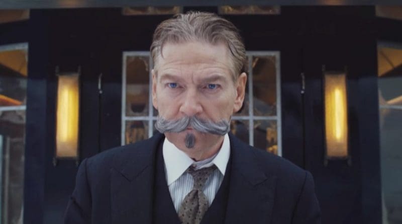 Kenneth Branagh as Poirot in “Murder on the Orient Express.”