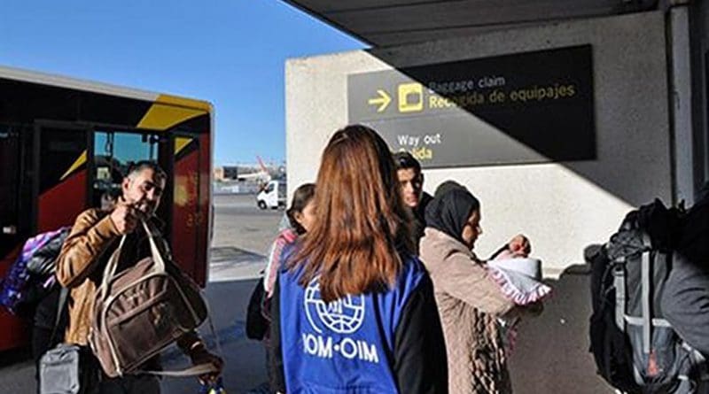 Spain receives Syrian refugees. Photo Credit: Ministerio de Interior