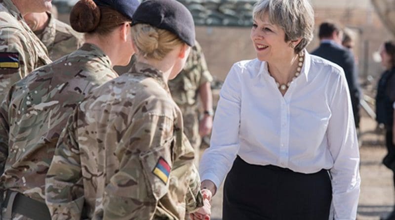 UK Prime Minister Theresa May in Iraq. Photo Credit: UK Prime Minister's Office.