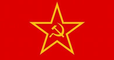 Communist Red Star and Hammer and Sickle