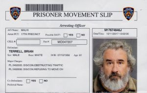 The author, photo courtesy of NYPD