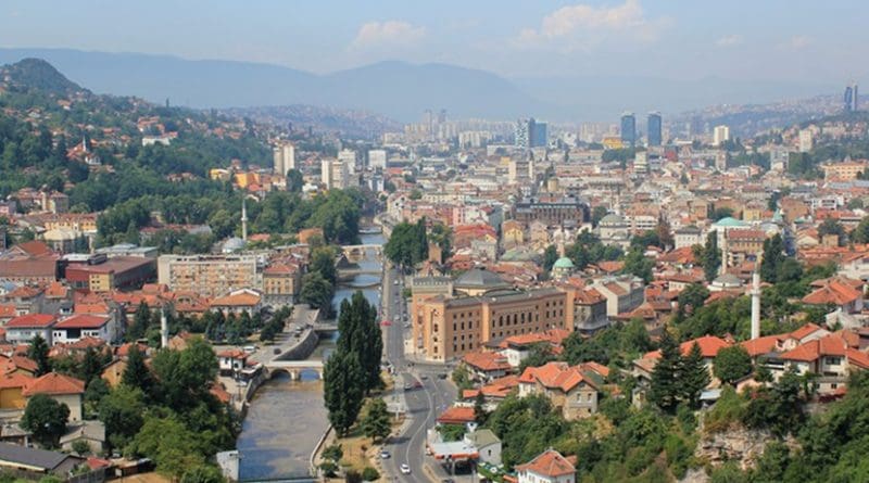 Sarajevo, Bosnia and Herzegovina. Photo by Julian Nitzsche, Wikipedia Commons.