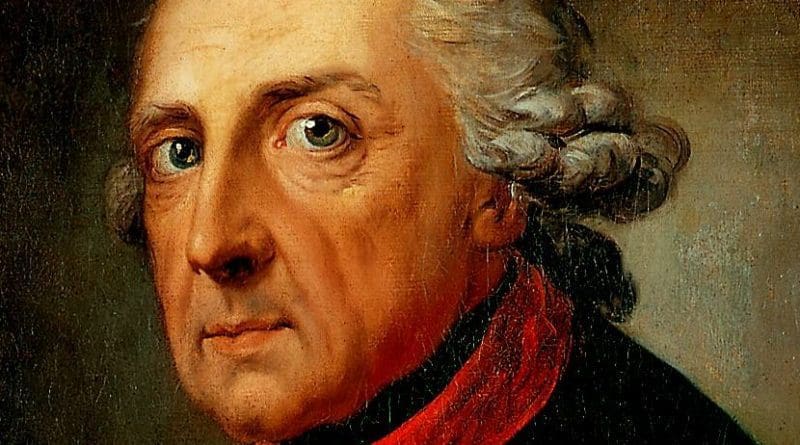 Frederick The Great of Prussia. Source: Wikipedia Commons.