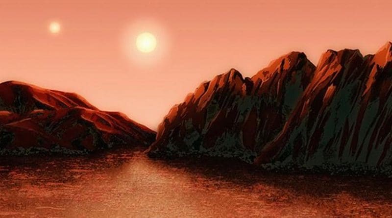 Yale astronomers have taken a fresh look at the nearby Alpha Centauri star system. Credit Illustration by Michael S. Helfenbein.
