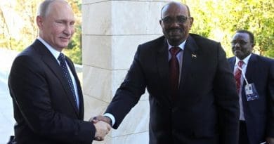 Russia's President Vladimir Putin with President of the Republic of the Sudan Omar Al-Bashir. Photo Credit: Kremlin.ru