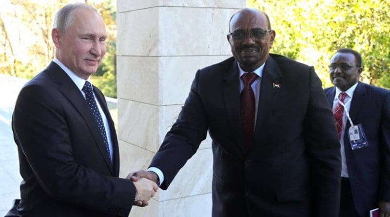 Russia's President Vladimir Putin with President of the Republic of the Sudan Omar Al-Bashir. Photo Credit: Kremlin.ru