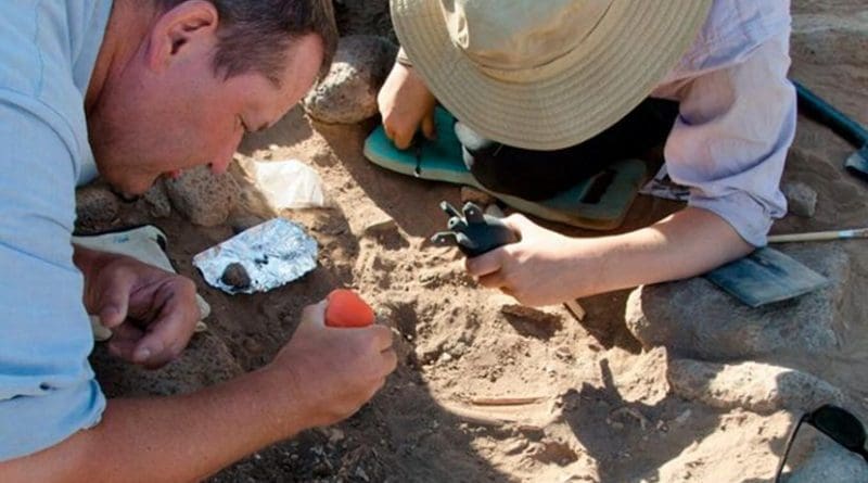 Archaeologists working at the Shubayqa 1 site. Credit University of Copenhagen