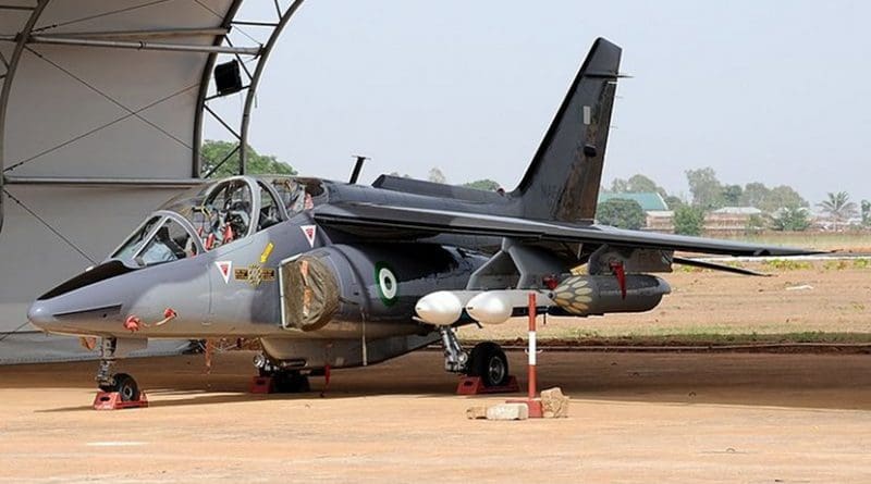 Nigerian Air Force Dassault-Dornier Alpha Jet. Photo by Kenneth Iwelumo, Wikimedia Commons.