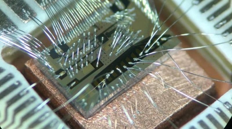 The quantum computer of the future will be able to carry out computations far beyond the capacity of today's computers. Credit TU Delft