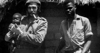 Che Guevara in the Congo in 1965. Wikimedia Commons