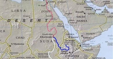 The Nile, its tributaries, and the countries of the region. Source: Wikipedia Commons.