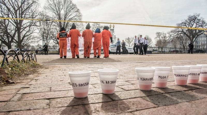 Guantanamo protest. Photo by Matthew Daloisio