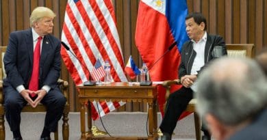 US President Donald J. Trump participates in a bilateral meeting with President Rodrigo Duterte at the Philippine International Convention Center, Monday, November 13, 2017, in Manila, Philippines. (Official White House Photo by Shealah Craighead)
