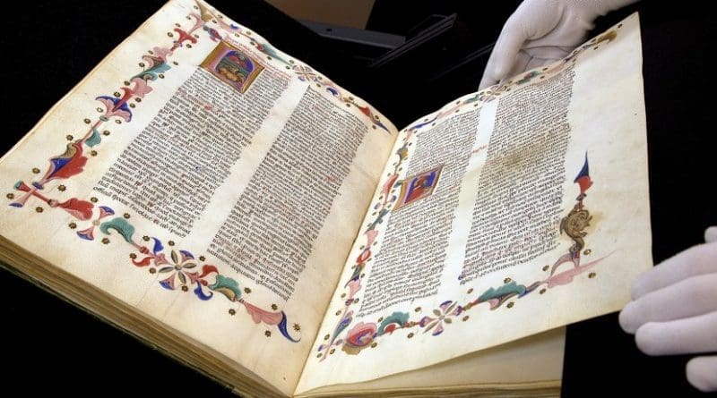Illustrated Latin magnificent codex from the Biblioteca Apostolica Vaticana in Rome. Photo: University Library Heidelberg