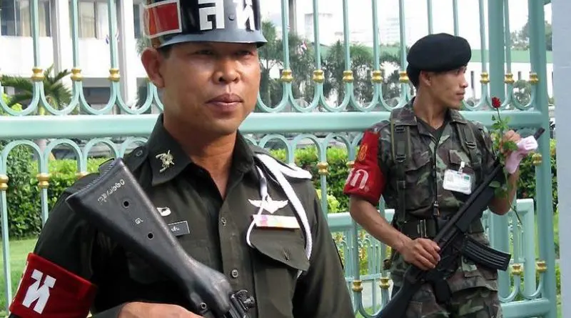 Thailand Army Military Police. Photo by Roger Jg, Wikipedia Commons.