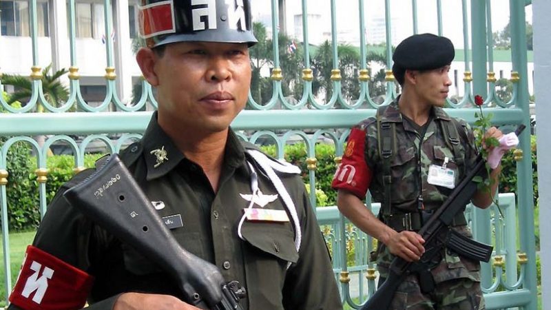 Thailand Army Military Police. Photo by Roger Jg, Wikipedia Commons.