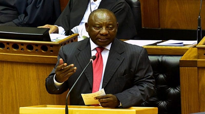 Cyril Ramaphosa sworn-in as South Africa's fifth democratically elected president. Photo Credit: SA News
