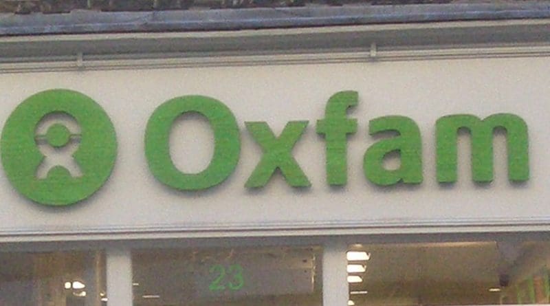 Oxfam storefront. Source: WIkimedia Commons.