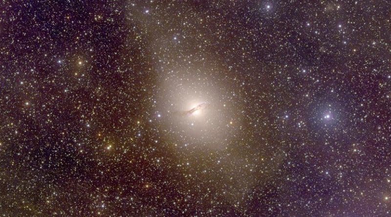 Astronomical observations of its satellite galaxies show properties that challenge the conventional cosmological model. Credit Christian Wolf & SkyMapper Team/Australian National University