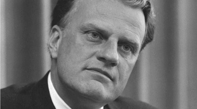 Rev. Billy Graham. Photo by Warren K. Leffler, Wikimedia Commons.