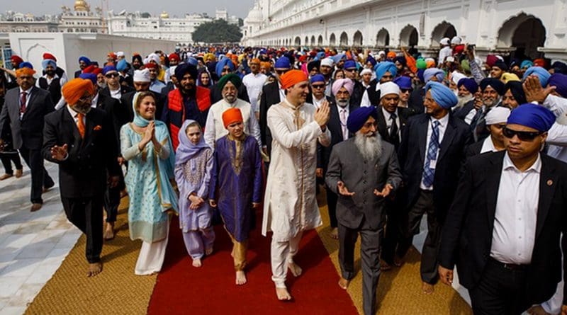 Canada's Prime Minister Justin Trudeau in India. Photo Credit: Justin Trudeau Twitter.