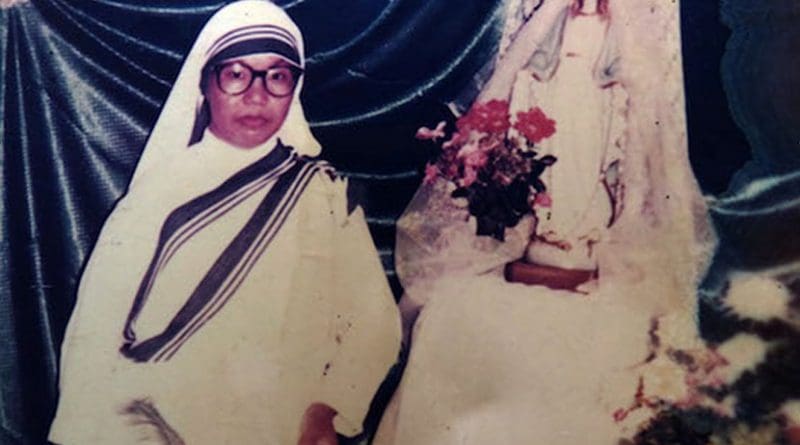 A portrait of Sister Sueva, a Missionaries of Charity nun from Bangladesh's indigenous Garo community who was killed by rebels in Sierra Leone on Jan. 22, 1999. (Photo supplied via ucanews.com)