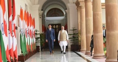 India's Prime Minister, Shri Narendra Modi with the Prime Minister of Canada, Mr. Justin Trudeau, at Hyderabad House, in New Delhi . Photo Credit: India PM Office.